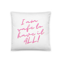 Load image into Gallery viewer, Wildly Wealthy Woman Wife & Mom White Pillow