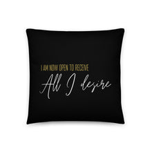 Load image into Gallery viewer, Rule Maker Unstoppable Black Pillow