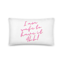 Load image into Gallery viewer, Wildly Wealthy Woman Wife & Mom White Pillow