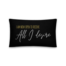 Load image into Gallery viewer, Rule Maker Unstoppable Black Pillow