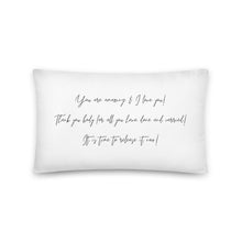Load image into Gallery viewer, LOVE note to Body Pillow