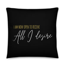 Load image into Gallery viewer, Rule Maker Unstoppable Black Pillow