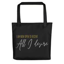 Load image into Gallery viewer, Rule Maker Unstoppable black Tote bag