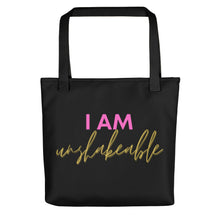 Load image into Gallery viewer, You are beautiful black Tote bag