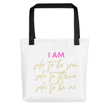 Load image into Gallery viewer, I am - Declarations white Tote bag