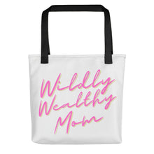 Load image into Gallery viewer, Wildly Wealthy Mom white Tote bag
