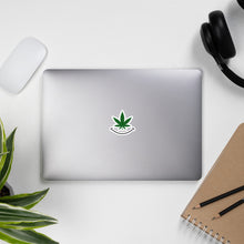 Load image into Gallery viewer, Cannabis smile Bubble-free sticker