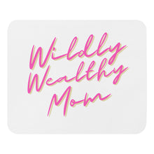 Load image into Gallery viewer, Wildly Wealthy Mom Mouse pad white