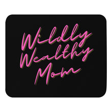 Load image into Gallery viewer, Wildly Wealthy Mom Mouse pad black