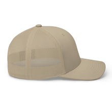 Load image into Gallery viewer, Cannabis Smile (black) Trucker Cap