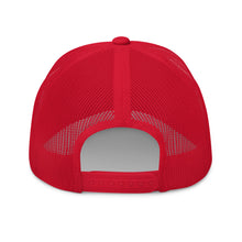 Load image into Gallery viewer, Cannabis Smile (black) Trucker Cap