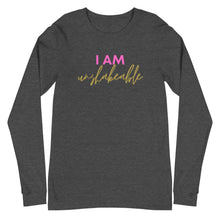 Load image into Gallery viewer, I am unshakeable Unisex Long Sleeve