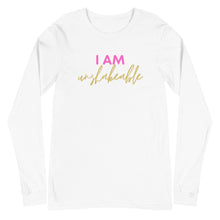Load image into Gallery viewer, I am unshakeable Unisex Long Sleeve