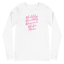 Load image into Gallery viewer, Wildly Wealthy Woman Wife & Mom Unisex Long Sleeve
