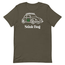Load image into Gallery viewer, Stink Bug in white Short-Sleeve Unisex T-Shirt