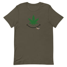 Load image into Gallery viewer, Cannabis smile w/ joint Short-Sleeve Unisex T-Shirt