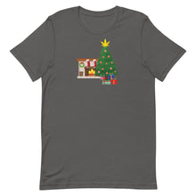 Load image into Gallery viewer, Christmas tree w/ cannabis star Unisex T-Shirt