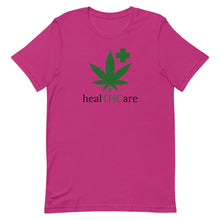 Load image into Gallery viewer, healTHCare black & green Short-Sleeve Unisex T-Shirt
