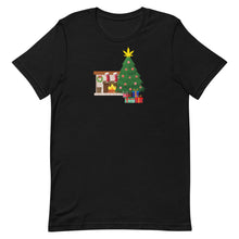 Load image into Gallery viewer, Christmas tree w/ cannabis star Unisex T-Shirt