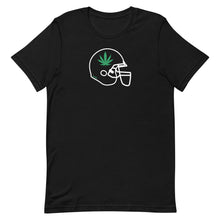 Load image into Gallery viewer, Cannabis Football Helmet- Unisex t-shirt