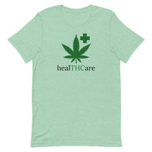 Load image into Gallery viewer, healTHCare black & green Short-Sleeve Unisex T-Shirt