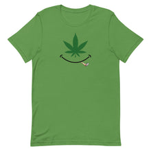 Load image into Gallery viewer, Cannabis smile w/ joint Short-Sleeve Unisex T-Shirt