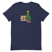 Load image into Gallery viewer, Christmas tree w/ cannabis star Unisex T-Shirt