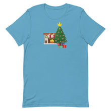 Load image into Gallery viewer, Christmas tree w/ cannabis star Unisex T-Shirt