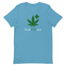 Load image into Gallery viewer, healTHCare white & green Short-Sleeve Unisex T-Shirt