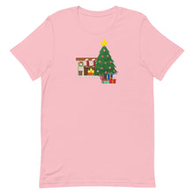 Load image into Gallery viewer, Christmas tree w/ cannabis star Unisex T-Shirt