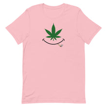Load image into Gallery viewer, Cannabis smile w/ joint Short-Sleeve Unisex T-Shirt