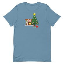 Load image into Gallery viewer, Christmas tree w/ cannabis star Unisex T-Shirt