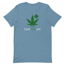 Load image into Gallery viewer, healTHCare white & green Short-Sleeve Unisex T-Shirt