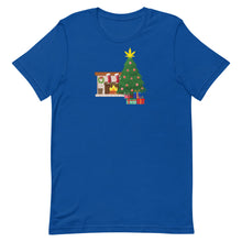 Load image into Gallery viewer, Christmas tree w/ cannabis star Unisex T-Shirt
