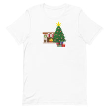 Load image into Gallery viewer, Christmas tree w/ cannabis star Unisex T-Shirt