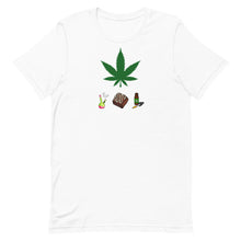 Load image into Gallery viewer, Cannabis options Short-Sleeve Unisex T-Shirt