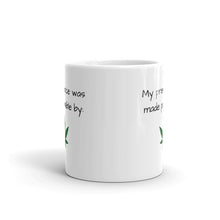 Load image into Gallery viewer, My presence was made possible by White glossy mug
