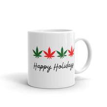 Load image into Gallery viewer, Happy Holidays White glossy mug