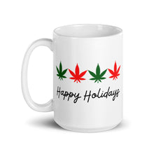 Load image into Gallery viewer, Happy Holidays White glossy mug