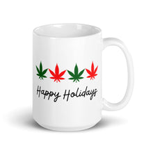 Load image into Gallery viewer, Happy Holidays White glossy mug