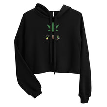 Load image into Gallery viewer, Cannabis options Crop Hoodie