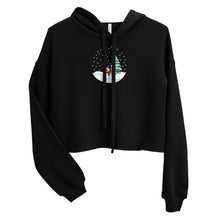 Load image into Gallery viewer, Snowfall Crop Hoodie