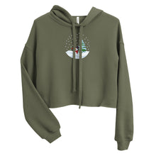 Load image into Gallery viewer, Snowfall Crop Hoodie