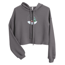 Load image into Gallery viewer, Snowfall Crop Hoodie