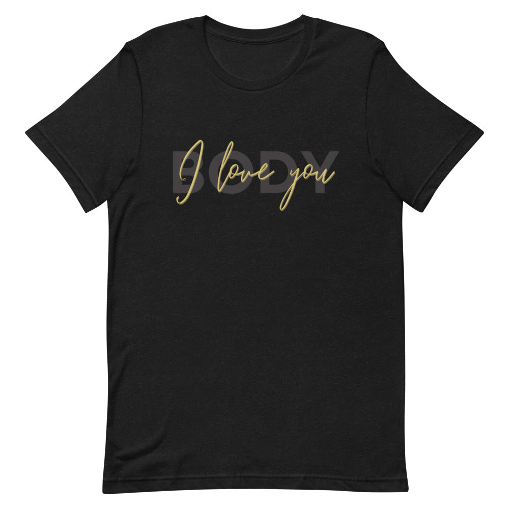 LOVE note to Body Unisex T-Shirt